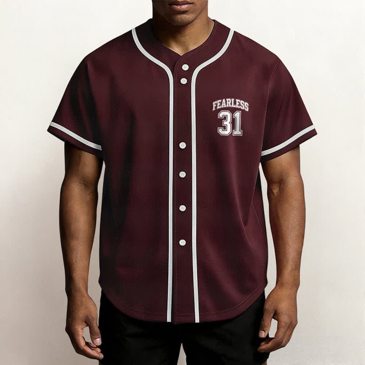 Christianartworkshop Proverbs 31 Fearless Faith Graphic Unisex Baseball Jersey - image 32