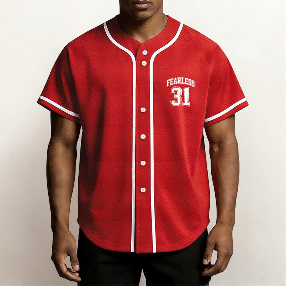 Christianartworkshop Proverbs 31 Fearless Faith Graphic Unisex Baseball Jersey - image 53