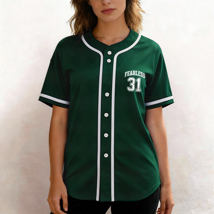 Christianartworkshop Proverbs 31 Fearless Faith Graphic Unisex Baseball Jersey - image 48