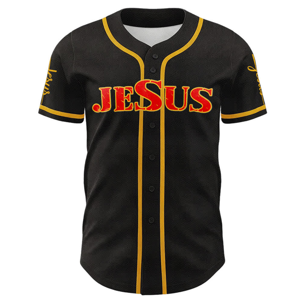 Christianartworkshop Jesus Cross Nail and Crown of Thorns Baseball Jersey - image 29
