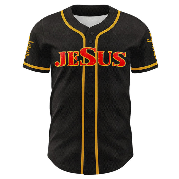 Christianartworkshop Jesus Cross Nail and Crown of Thorns Baseball Jersey - image 29
