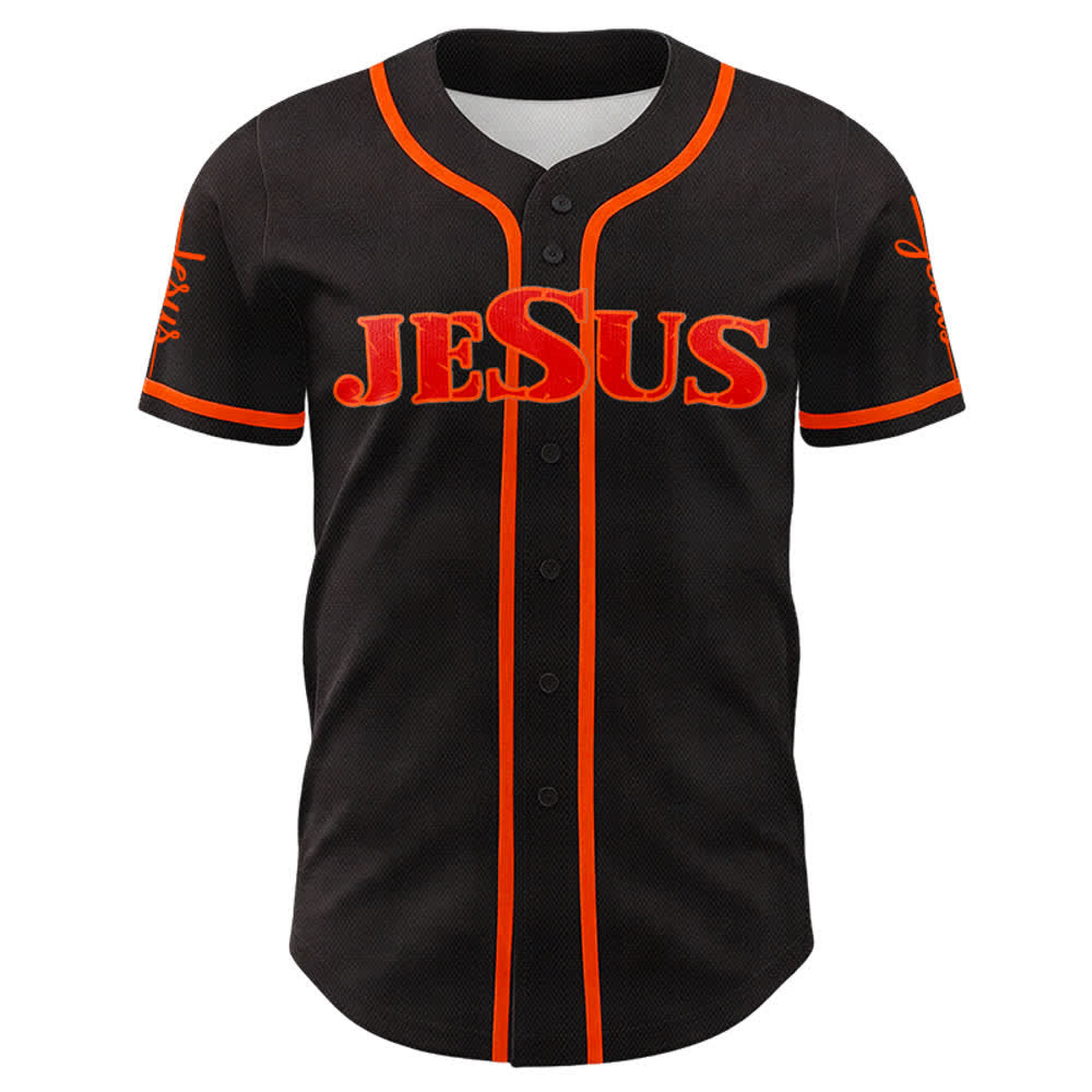 Christianartworkshop Jesus Cross Nail and Crown of Thorns Baseball Jersey - image 38