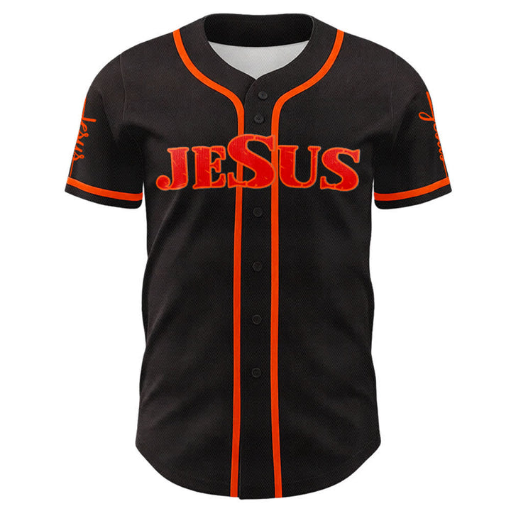 Christianartworkshop Jesus Cross Nail and Crown of Thorns Baseball Jersey - image 38