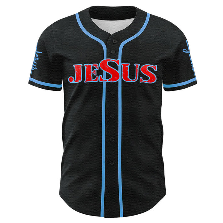 Christianartworkshop Jesus Cross Nail and Crown of Thorns Baseball Jersey - image 44