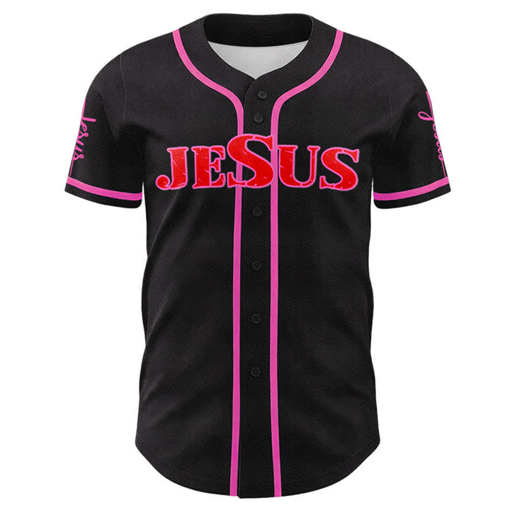 Christianartworkshop Jesus Cross Nail and Crown of Thorns Baseball Jersey - image 55