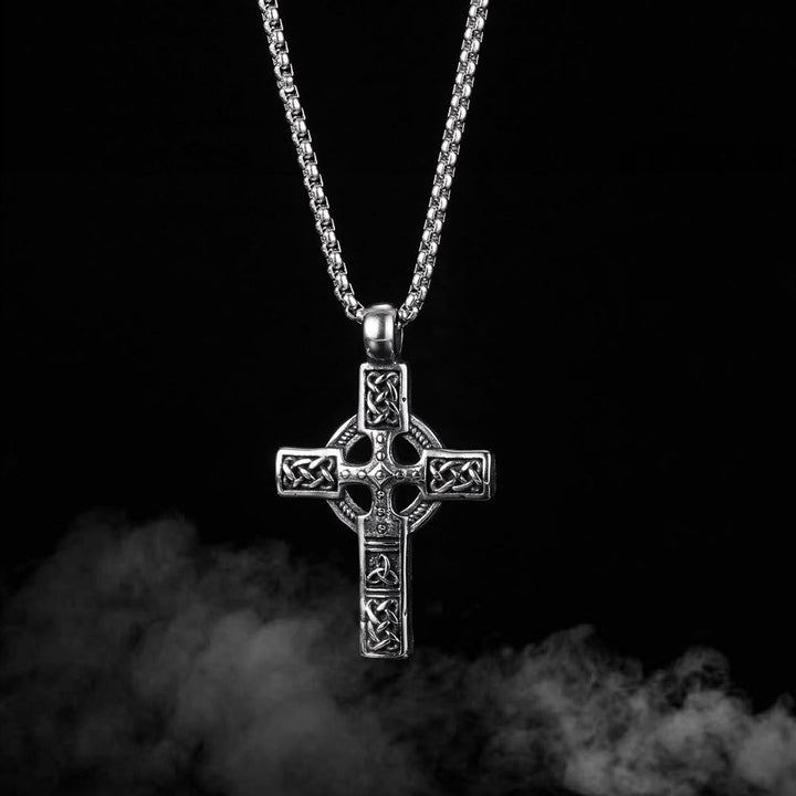 FREE Today: Vintage Celtic Knot Cross Pendant Necklace: Emblem of Enduring Gentle Shelter - image 4