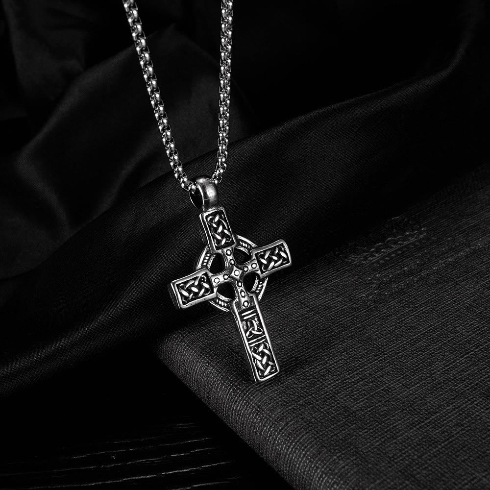 FREE Today: Vintage Celtic Knot Cross Pendant Necklace: Emblem of Enduring Gentle Shelter - image 5