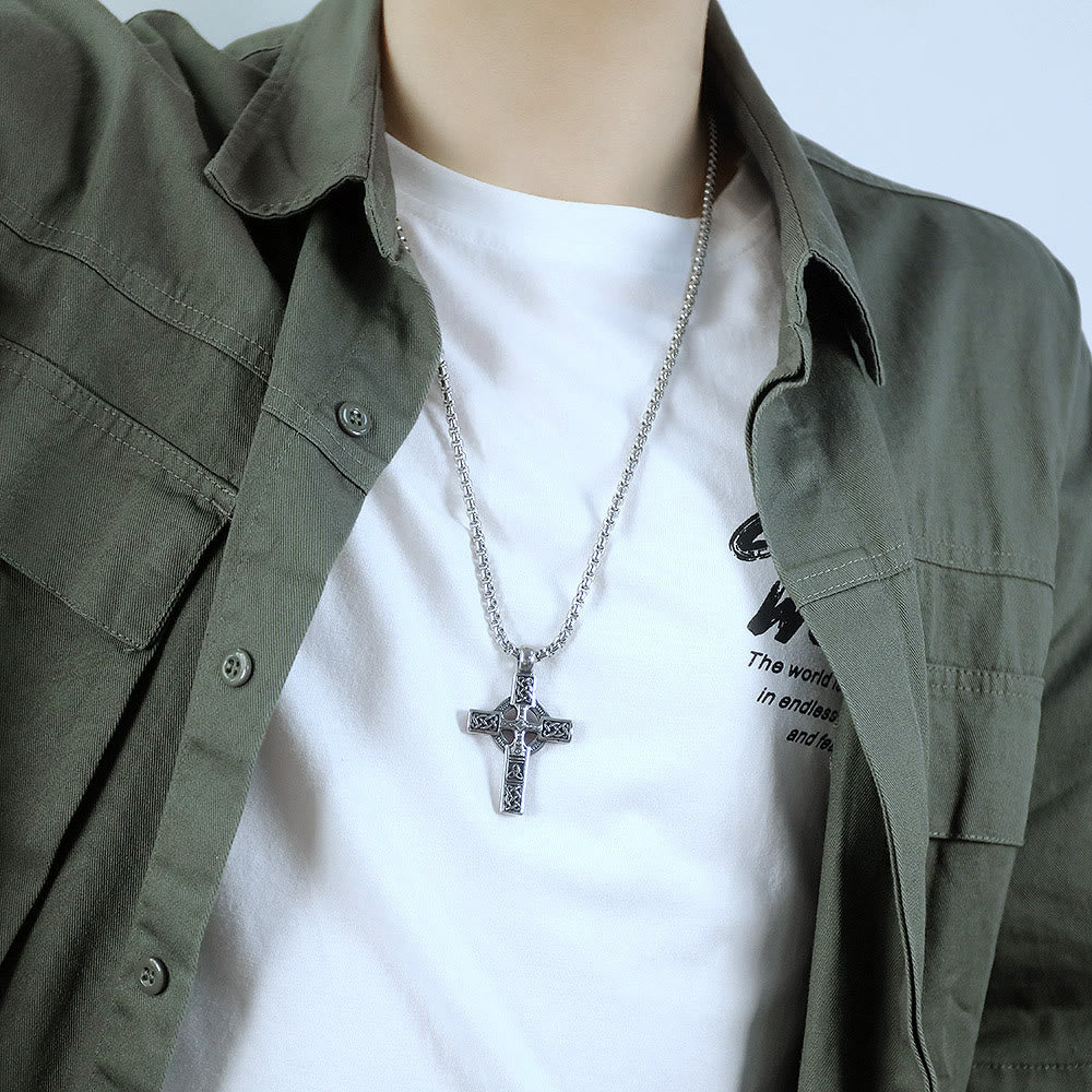 FREE Today: Vintage Celtic Knot Cross Pendant Necklace: Emblem of Enduring Gentle Shelter - image 2