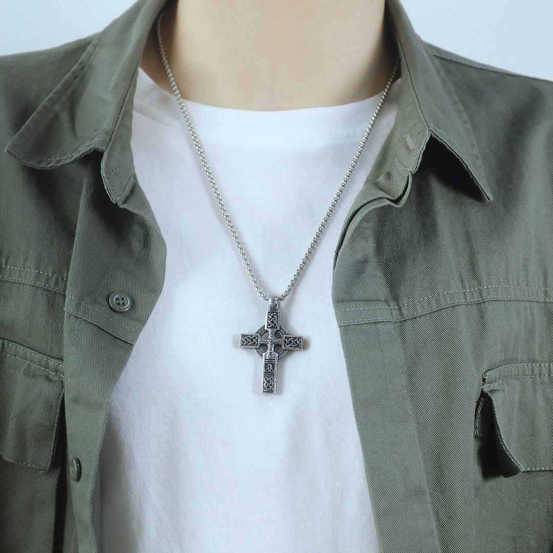 FREE Today: Vintage Celtic Knot Cross Pendant Necklace: Emblem of Enduring Gentle Shelter - image 3