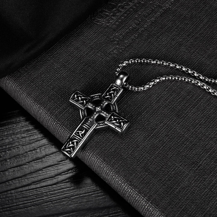 FREE Today: Vintage Celtic Knot Cross Pendant Necklace: Emblem of Enduring Gentle Shelter - image 6