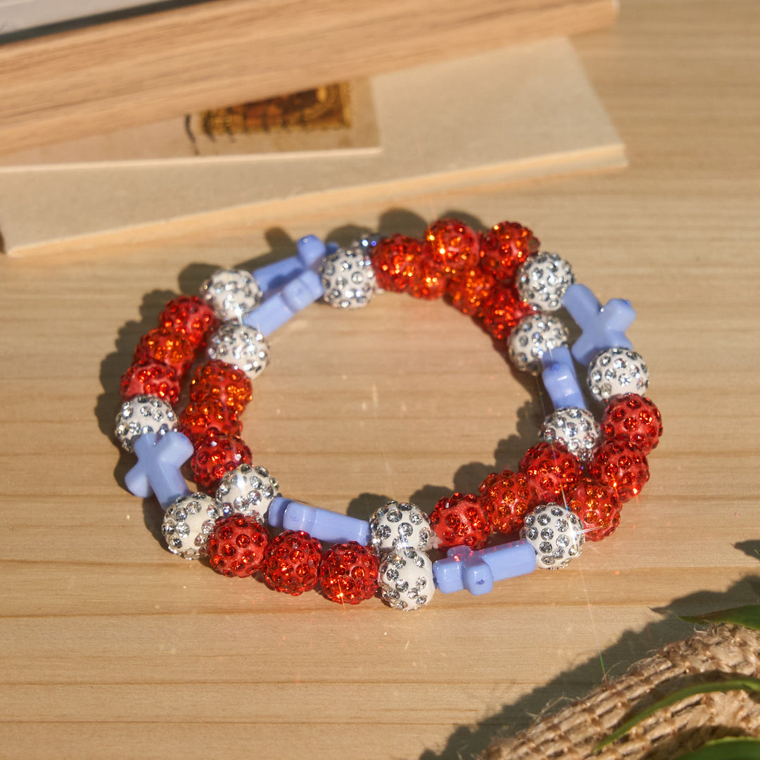 FREE Today: All-Day Wear Shimmer Crystal Cross Bracelet: Symbol of Steady Sacred Light - B - image 6