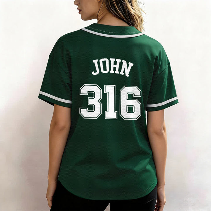 Christianartworkshop Sporty Team Jesus John 316 Inspirational Scripture Statement Unisex Baseball Jersey - image 48