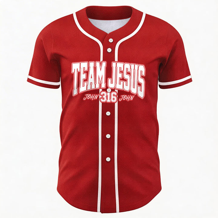 Christianartworkshop Sporty Team Jesus John 316 Inspirational Scripture Statement Unisex Baseball Jersey - image 50