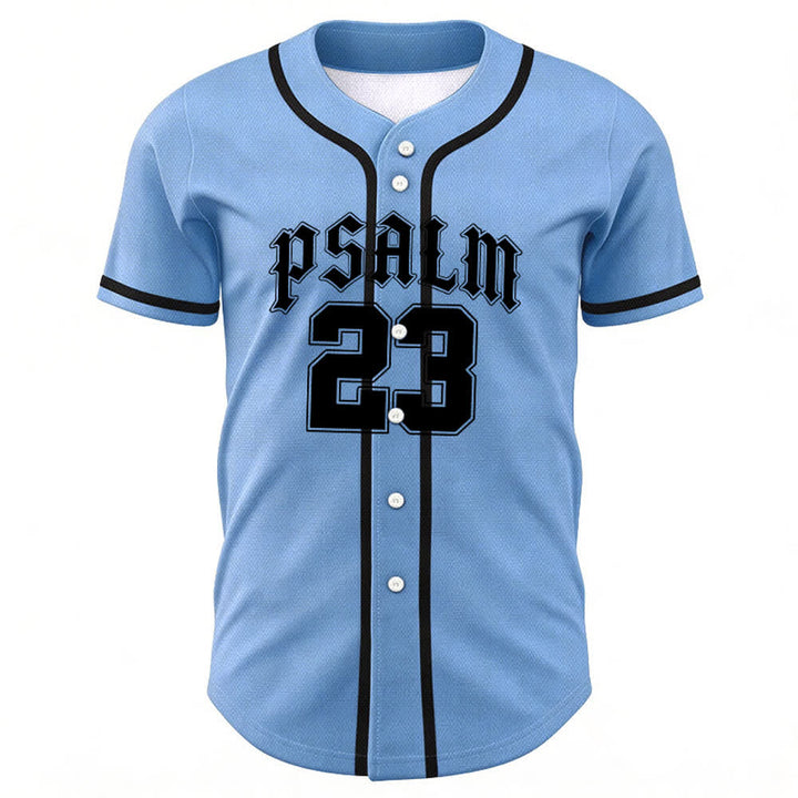 Christianartworkshop Peace Dove & Faith Slogan Religious Psalm 23 Athletic Design Unisex Baseball Jersey - image 36