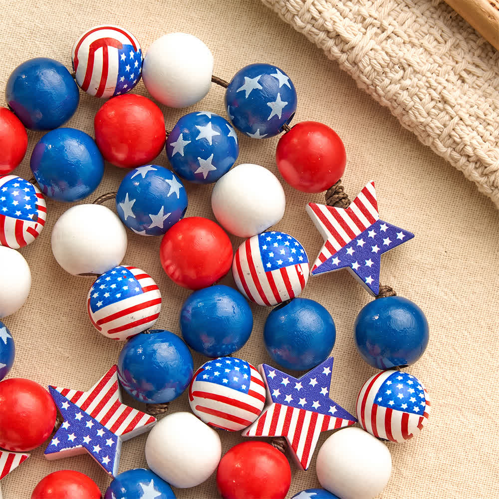 FREE Today: Two-Style Patriotic American Flag Cross Rosary with Red White Blue Stars & Stripes Beads - image 14