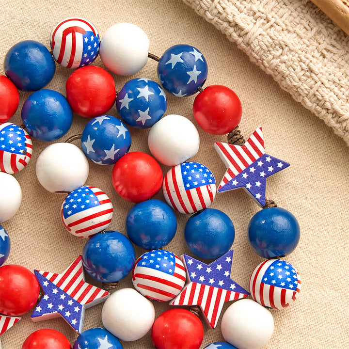 FREE Today: Two-Style Patriotic American Flag Cross Rosary with Red White Blue Stars & Stripes Beads - image 14