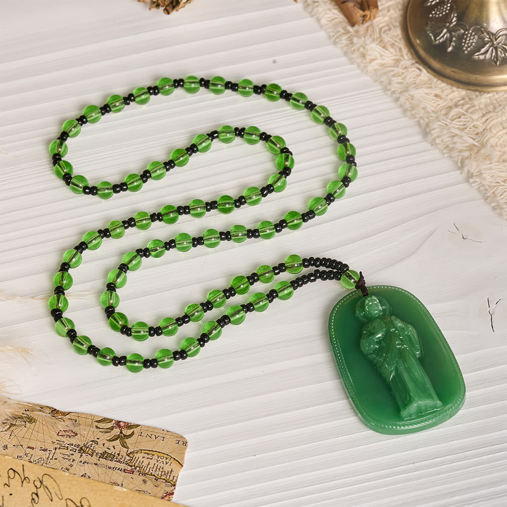 FREE Today: Relief‑Molded Holy Portrait Beaded Necklace: Token of Serene Divine Solace for Daily Devotion - image 12
