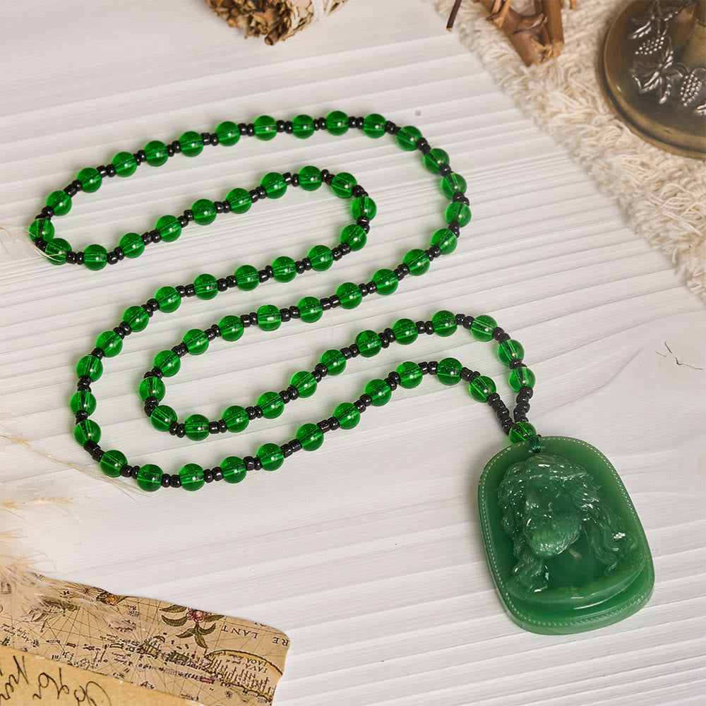 FREE Today: Relief‑Molded Holy Portrait Beaded Necklace: Token of Serene Divine Solace for Daily Devotion - image 6