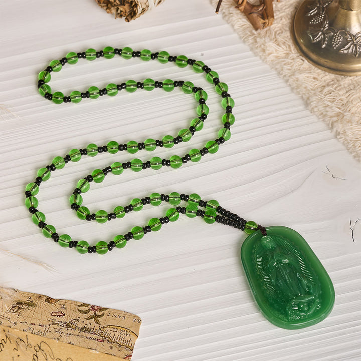 FREE Today: Relief‑Molded Holy Portrait Beaded Necklace: Token of Serene Divine Solace for Daily Devotion - image 20