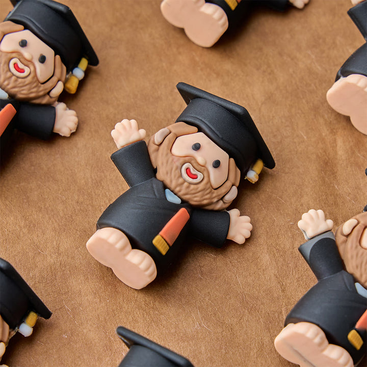 Christianartworkshop Mini Jesus Figurine Ornaments: Graduation Cap Open-Arm PVC Decor, Emblem of Hopeful Heavenly Blessing - Black - 30pcs/set - image 5