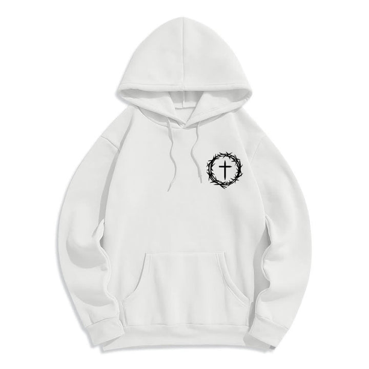 Christianartworkshop A Lot Can Happen In 3 Days Graphic Fleece Lined Polyester Hoodie - image 2