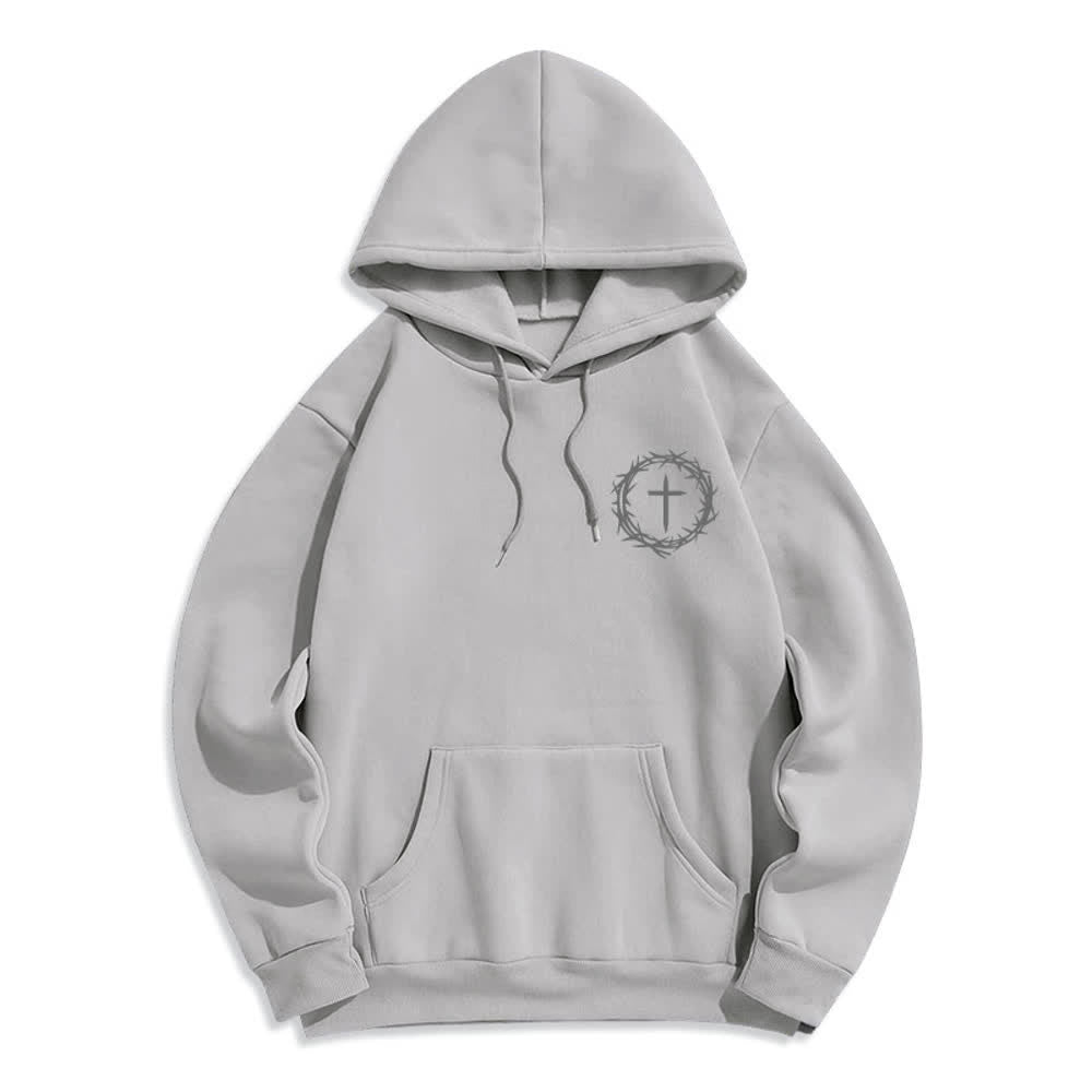 Christianartworkshop A Lot Can Happen In 3 Days Graphic Fleece Lined Polyester Hoodie - image 11