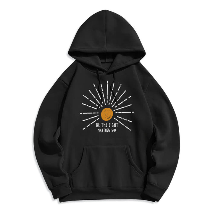 Christianartworkshop Be The Light Matthew 5:14 Pullover Hoodie - Black - 2XL - image 1