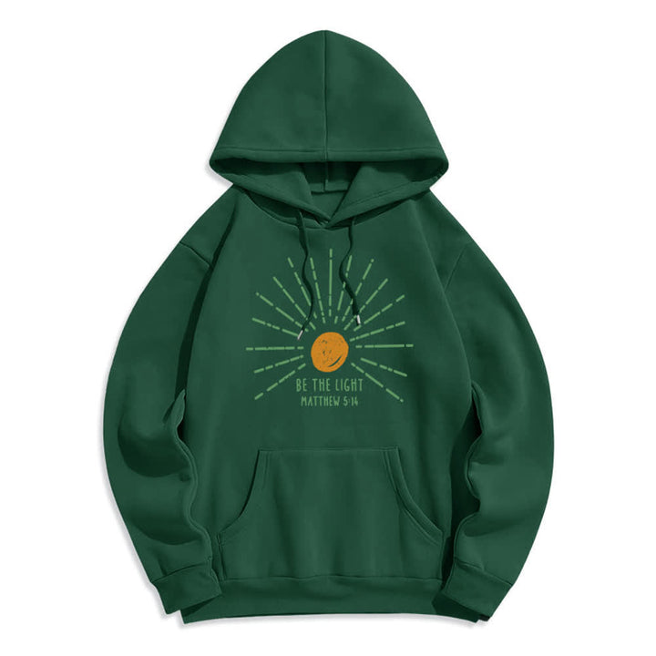 Christianartworkshop Be The Light Matthew 5:14 Pullover Hoodie - Green - 2XL - image 5