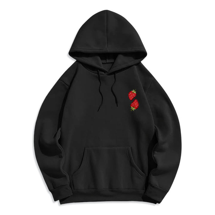 Christianartworkshop Fruit Of The Spirit Strawberry Print Pullover Fleece Lined Polyester Hoodie - image 8