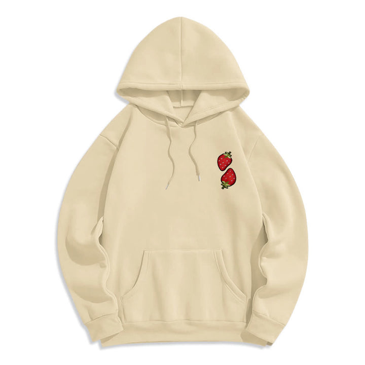 Christianartworkshop Fruit Of The Spirit Strawberry Print Pullover Fleece Lined Polyester Hoodie - image 11