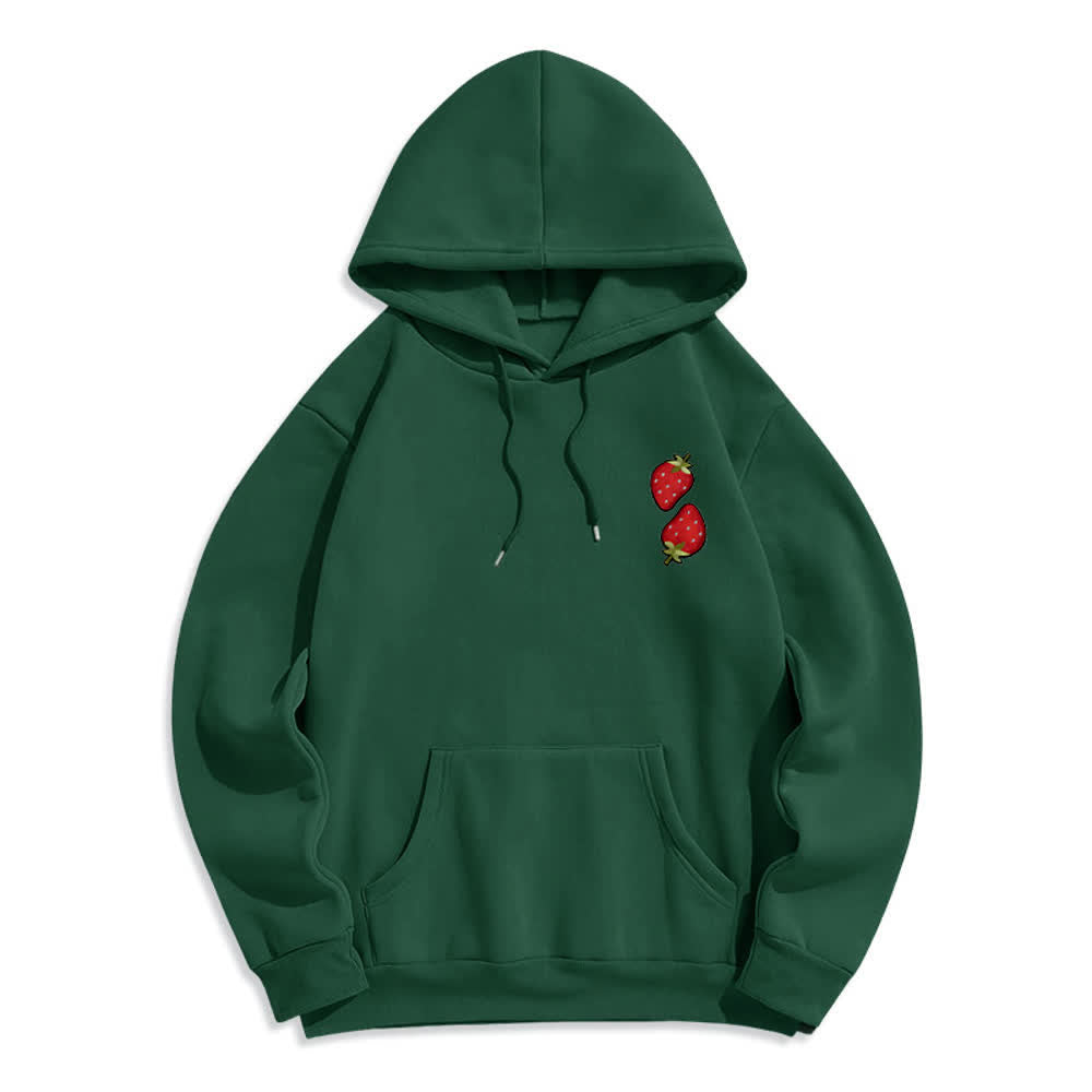 Christianartworkshop Fruit Of The Spirit Strawberry Print Pullover Fleece Lined Polyester Hoodie - image 20