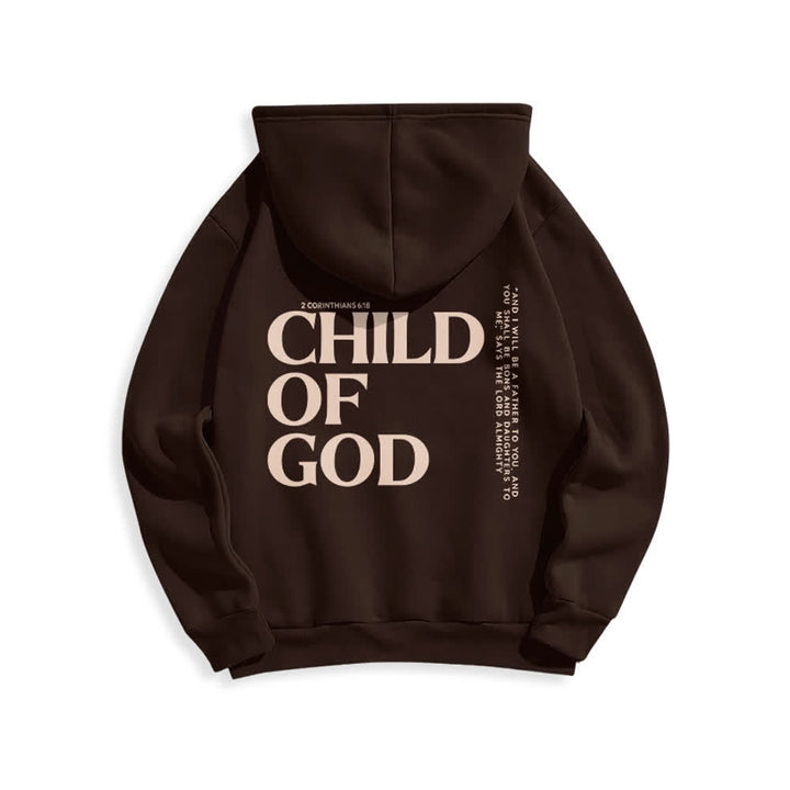 Christianartworkshop Child Of God Minimalist Statement Pullover Fleece Lined Polyester Hoodie - image 19
