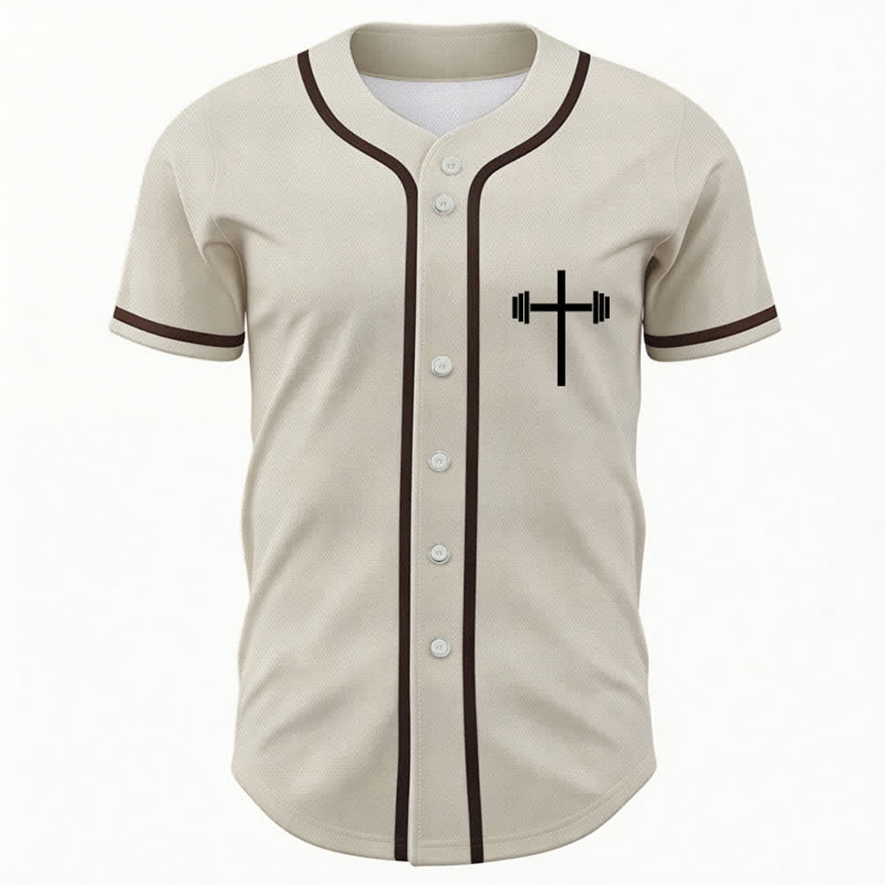 Christianartworkshop Jesus Saves Gothic Mesh Street Baseball Jersey - image 30