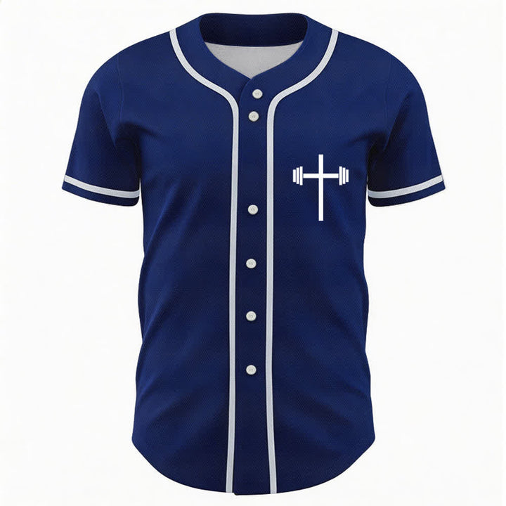 Christianartworkshop Jesus Saves Gothic Mesh Street Baseball Jersey - image 37