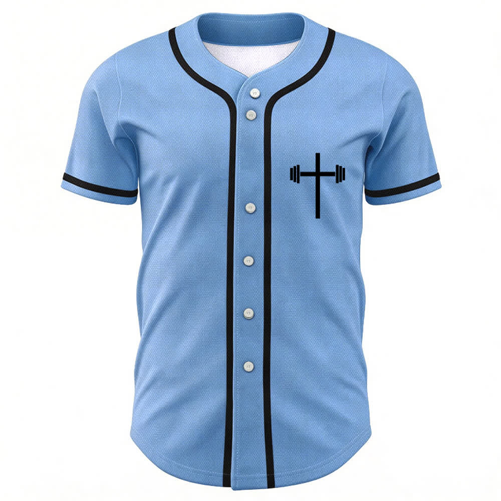 Christianartworkshop Jesus Saves Gothic Mesh Street Baseball Jersey - image 51
