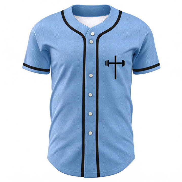 Christianartworkshop Jesus Saves Gothic Mesh Street Baseball Jersey - image 51