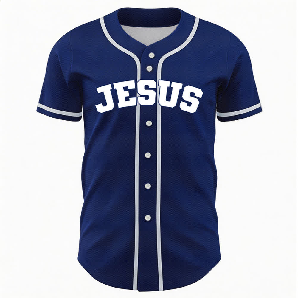 Christianartworkshop Rooted In Christ Black Button Up Baseball Jersey - image 51