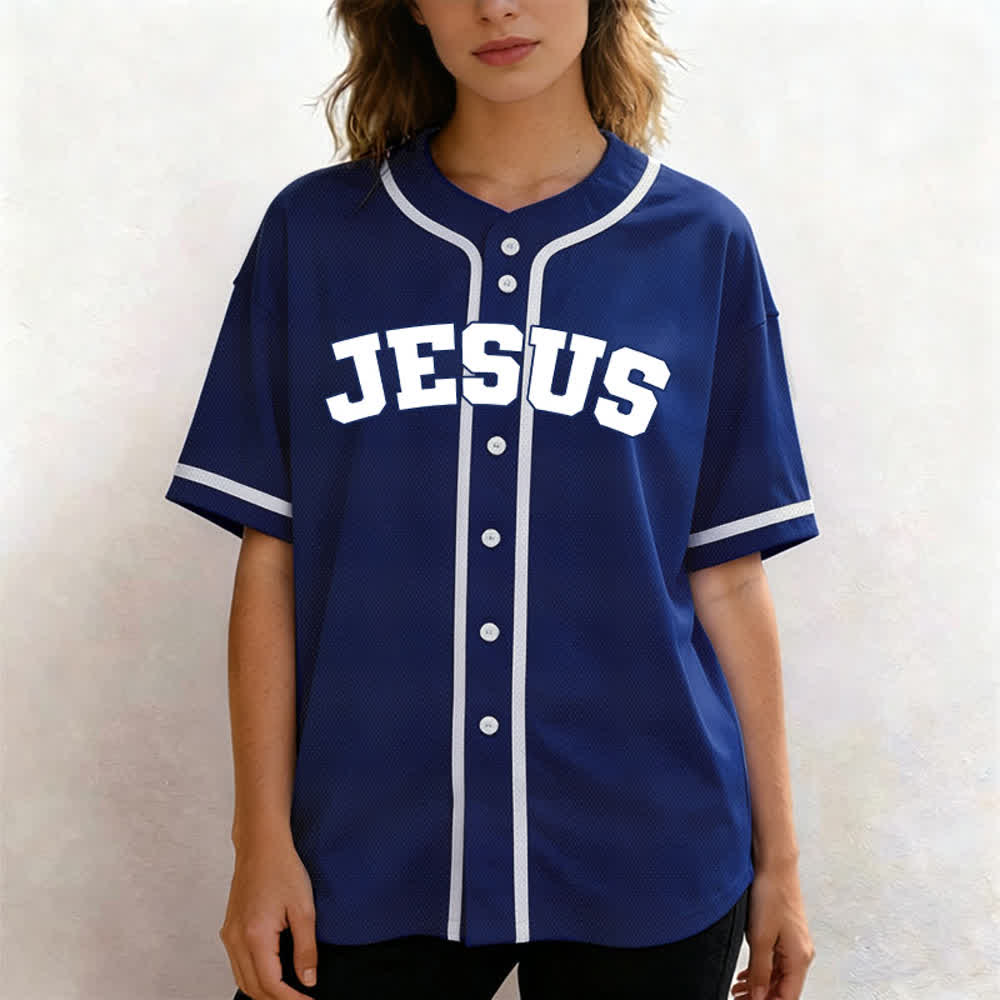 Christianartworkshop Rooted In Christ Black Button Up Baseball Jersey - image 53