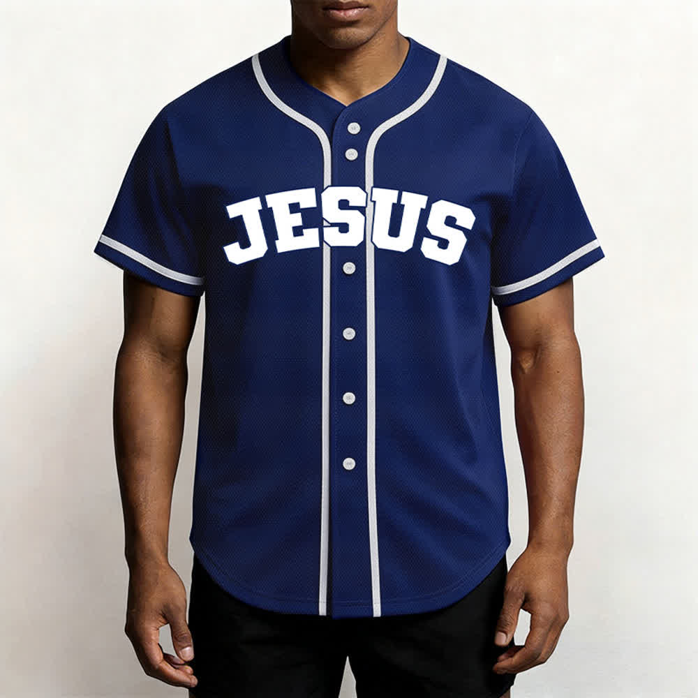 Christianartworkshop Rooted In Christ Black Button Up Baseball Jersey - image 55