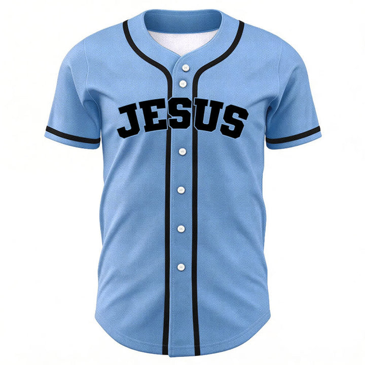 Christianartworkshop Rooted In Christ Black Button Up Baseball Jersey - image 44