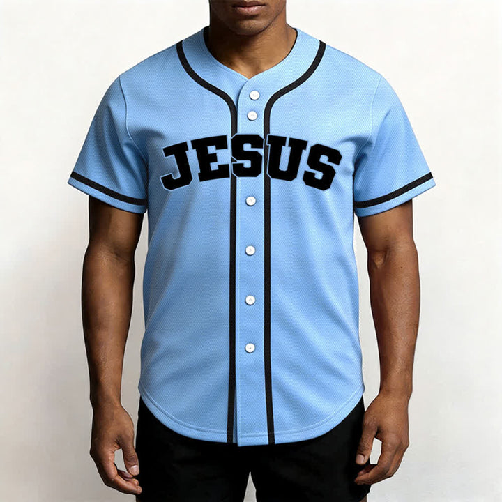 Christianartworkshop Rooted In Christ Black Button Up Baseball Jersey - image 47