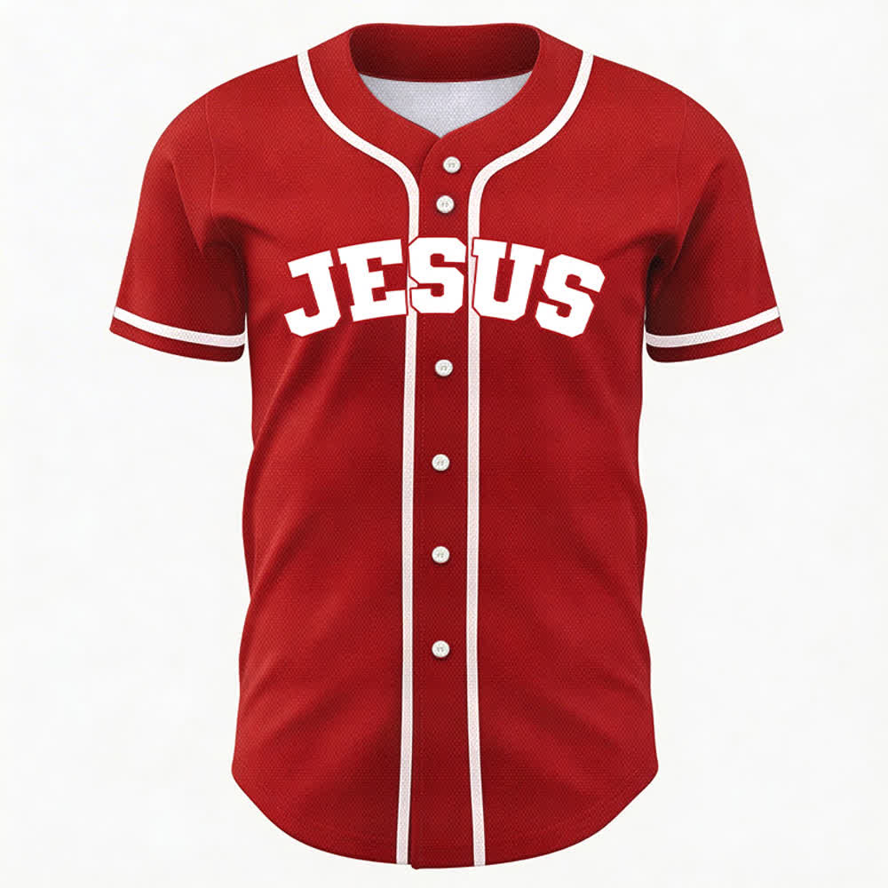 Christianartworkshop Rooted In Christ Black Button Up Baseball Jersey - image 37