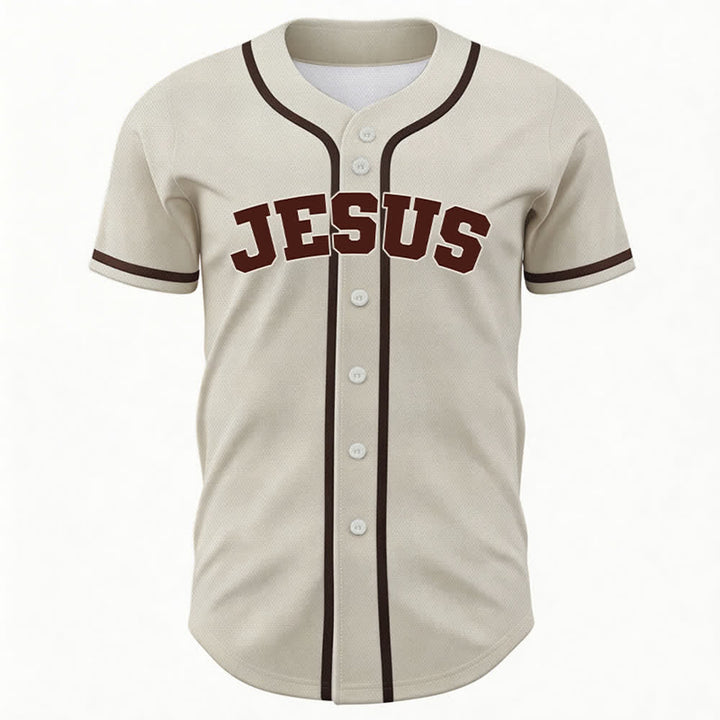 Christianartworkshop Rooted In Christ Black Button Up Baseball Jersey - image 9