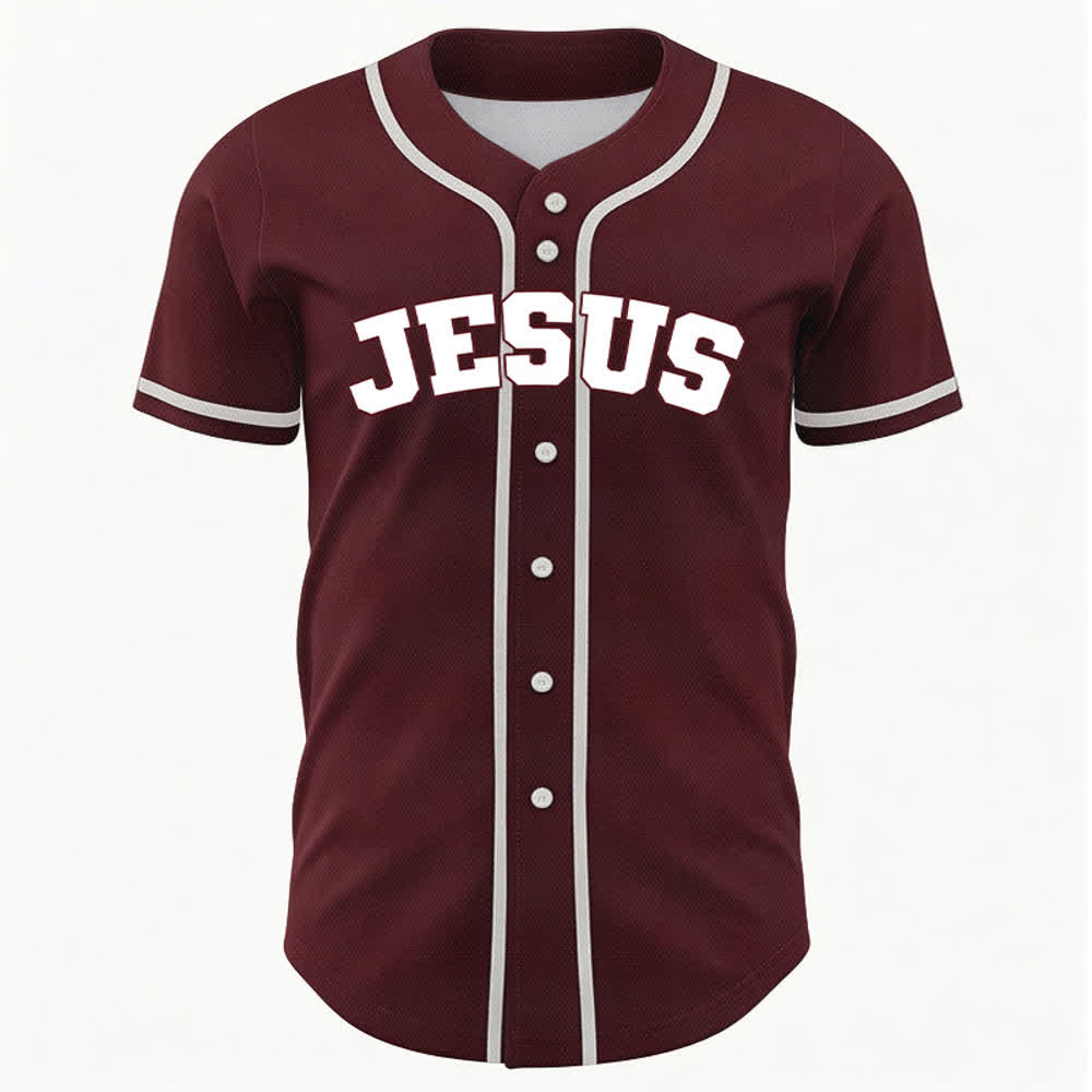 Christianartworkshop Rooted In Christ Black Button Up Baseball Jersey - image 16