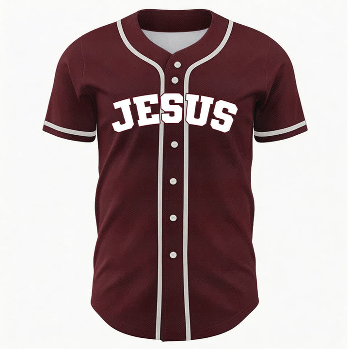Christianartworkshop Rooted In Christ Black Button Up Baseball Jersey - image 16