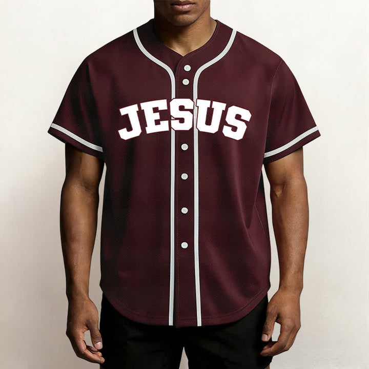 Christianartworkshop Rooted In Christ Black Button Up Baseball Jersey - image 20