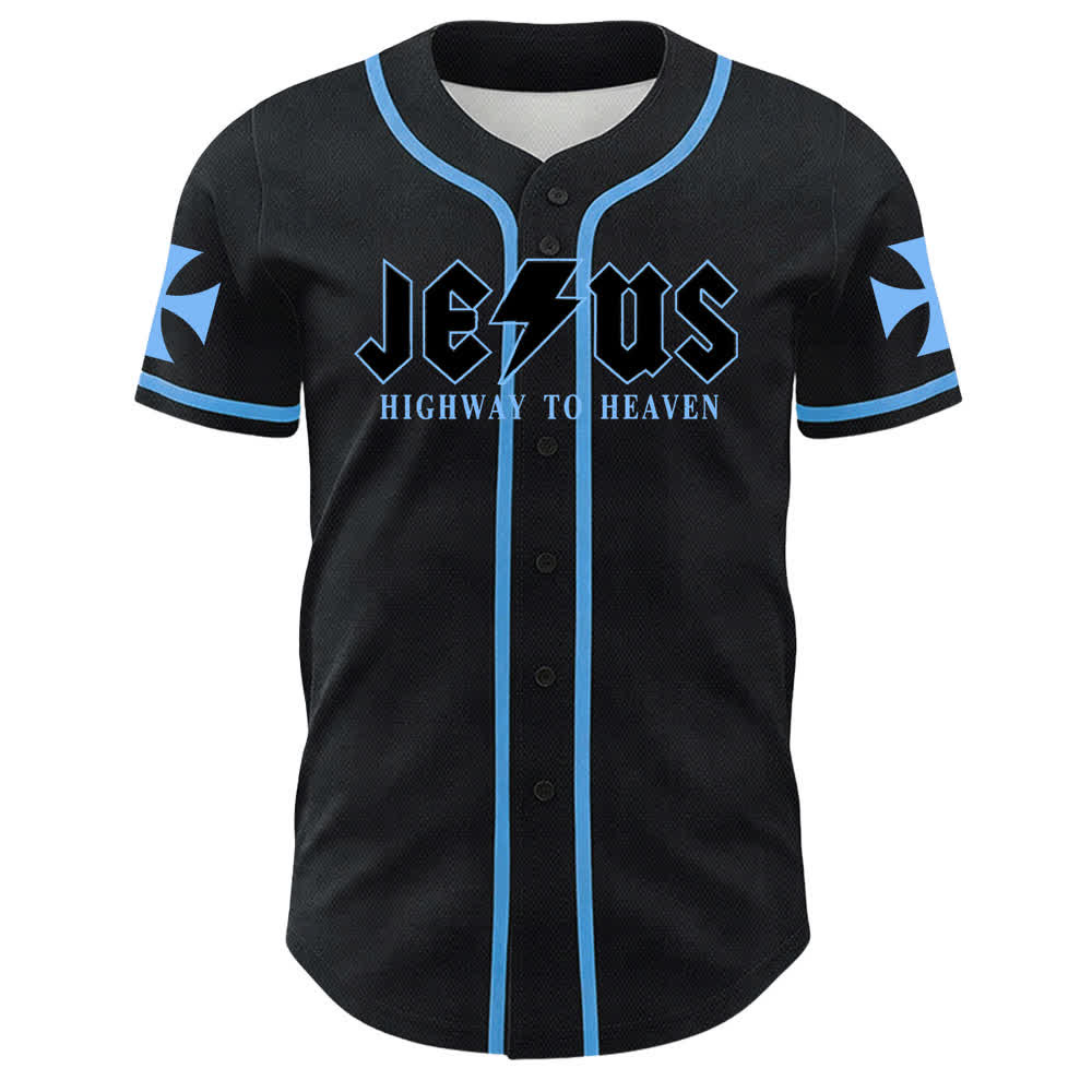 Christianartworkshop Jesus Highway To Heaven Jeremiah 17:7-8 Baseball Jersey - image 44
