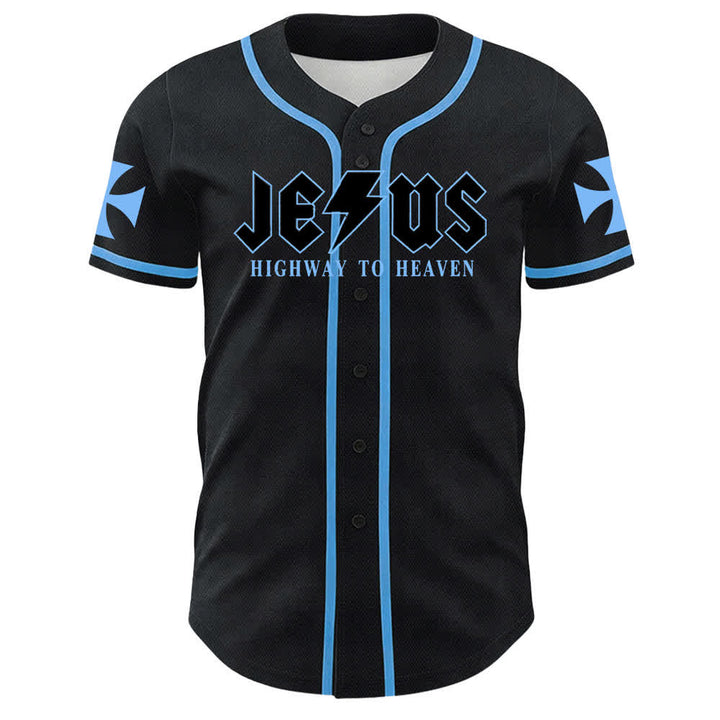Christianartworkshop Jesus Highway To Heaven Jeremiah 17:7-8 Baseball Jersey - image 44