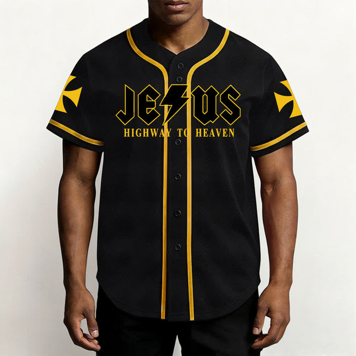 Christianartworkshop Jesus Highway To Heaven Jeremiah 17:7-8 Baseball Jersey - image 6