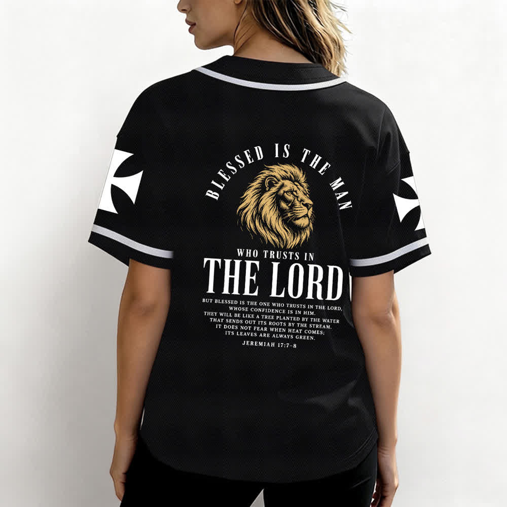 Christianartworkshop Jesus Highway To Heaven Jeremiah 17:7-8 Baseball Jersey - image 10